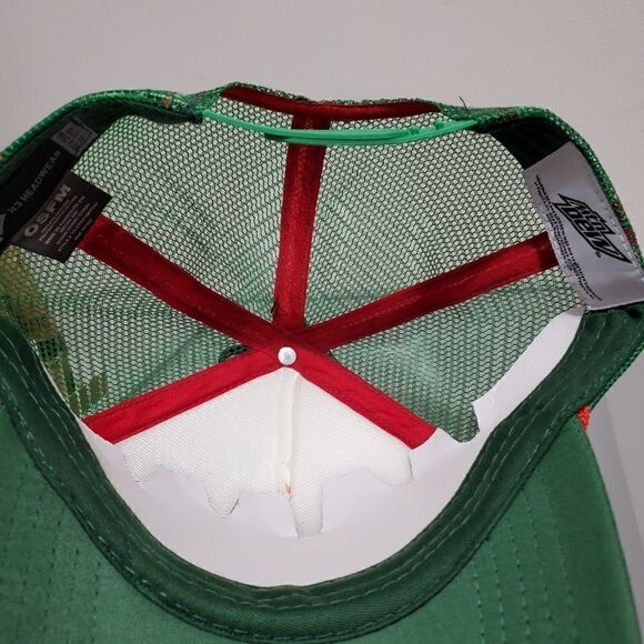 Mountain Dew Soda Men's Officially Licensed Classic Logo Foam Trucker Hat nwt - Picture 6 of 8